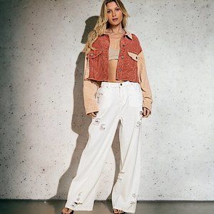 20276 POL Corduroy Trucker Jacket